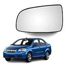STYCARO-Left (Passenger) Rear Side View Mirror Glass Plate for Cheverolet Aveo 2006-2013 Model