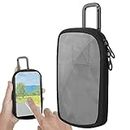 MP3 Player Case | MP3 Carry Bag with Transparent Window - MP3 MP4 Holder Bag, Travel Music Player Cases for Memory Card, USB Cable, U Disk, Earphones Frifer
