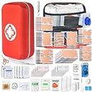 First Aid Kit,345pcs First Aid Kits Suitable for Emergency First Aid Kit,Car First Aid Kit,First Aid Kit Home,First Aid Kit Travel,Camping First Aid Kits,Hiking First Aid Kit
