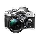 Olympus OMD-EM-10-Mark-IV Mirrorless Digital Camera with Lens 14-150mm f4.0-5.6-II Silver (E-M10M4_14152 Silver)