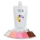TKB Lip Gloss Base & Lip Color Set, Made in USA