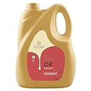 Gulab Cold Pressed Groundnut Oil - 5 Litre | Peanut Oil | Sing Tel | Kolhu/Kachhi Ghani/Chekku/Wood Pressed | Natural Cooking Oil | Chemical Free