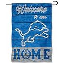 WinCraft Detroit Lions Welcome Home Decorative Garden Flag Double Sided Banner