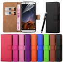 ZTE Axon 7 Mini Phone Case Leather Wallet Cover with 2 Screen Protector for ZTE