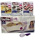 Easy Bake Oven Easy Bake Ultimate Oven Bundle Baking Star Edition + Larger Size 13.8 Oz. 3-Pack Refill Mixes (Pizza, Whoopie Pies and Red Velvet & Strawberry Cakes) + Mini Whisk