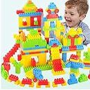 FunBlast DIY Plastic Building Blocks for Kids Puzzle Games for Kids, Toys for Children Educational & Learning Toy for Kids, Girls & Boys - (250+ Blocks with 38 Wheels) Multicolor (250 pieces)