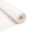 Realm Iron On/Fusible Interfacing Fabric (White, Medium Weight 75cm x 2m)