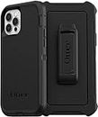 OtterBox Defender Case for iPhone 12 / iPhone 12 Pro, Shockproof, Drop Proof, Ultra-Rugged, Protective Case, 4x Tested to Military Standard, Black
