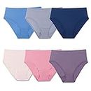 Fruit Of The Loom Womens No Show Seamless Underwear, Amazing Stretch & Panty Lines, Available In Plus Size Briefs, Nylon - Hi Cut Brief - 6 Pack - Colors May Vary, 9 US