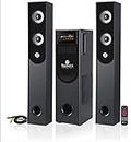 TRONICA TR-1501 Auxiliary, Bluetooth Deep Bass Home Theater with Subwoofer 2.1 Channel with 55W Premium Signature Sound, Multiple Connectivity Modes, Master Remote and Sleek Finish (Black)