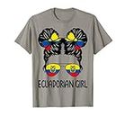 Ecuadorian Girl Messy Hair Ecuadoria Pride Womens Kids T-Shirt