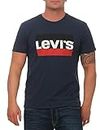 Levi's Herren Sportswear Logo Graphic T-Shirt,Dress Blues,L