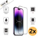 2x protective glass full cover for iPhone 7 8 X XR 12 13 14 Pro Plus MAX armor film