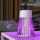 Owme Mosquito Killer lamp, Insect Bug Zapper Trap Killer LED Lamp, Electronic Mosquito Killer Machine, Fly SWATTERS (White) (Purple)