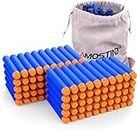 AMOSTING 100PCS Refill Foam Darts for Nerf N-Strike Elite 2.0 Series ,Compatible with All Elite Blasters-Blue