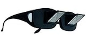 Kobert Goods Lazy Readers Prism Glasses View Diversion per leggere, guardare la televisione angolo di visione a 90°, con Duster