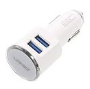 LDNIO DL-C29 3,4A Car Charger Two USB Ports for iPhone, IPAD,Samsung,HTC,LG XIAOMI_White