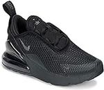 NIKE Boy's Air Max 270 (Ps) Running Shoes, Black Black Black Black 006, 10.5 US