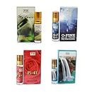 Pack of 4 concentrated perfume oil - My choice 8ml , O-Fine 8ml , Pi-41 8ml , White water 8ml - attar - roll on perfume - long lasting fragrance