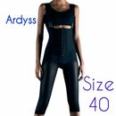 Ardyss Body Magic Long Body Shaper Black Fajas  Instant Tummy Tuck Boman Size 40