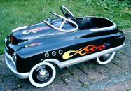 Metall 1950er Jahre Stil Kinder schwarz Hot-Rod Comet Pedal Auto - brandneu & verpackt