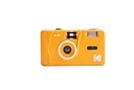 Kodak M38 35mm Film Camera - Focus Free, Powerful Built-in Flash, Easy to Use (Yellow)
