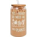 Plant Gifts - Gifts for Plant Lovers, Plant Lover Gifts - Cool Gifts for Plant Lovers - Plant Lover Gifts for Women, Plant Gifts for Women, Gifts for Gardeners, Gardening Gifts - 20 Oz Can Glass