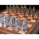 Dal Rossi 80mm Dragon Pewter Chess Pieces  - L2223DR-P