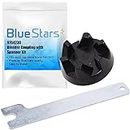 Ultra Durable 9704230 Blender Drive Coupler with Spanner Kit Replacement Parts by Blue Stars - Exact Fit for KitchenAid KSB3 KSB5 - Replaces WP9704230VP, WP9704230