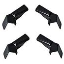 Wadoy RV Rain Gutter Spout, RV Gutter Downspout Extension, for RV Camper Trailer Awning（2 Left & 2 Right）