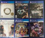 Sony PS4 games bundle - 6 Games - NEW - FREE SHIPPING