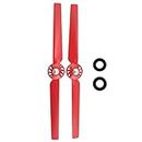 UJEAVETTE® Quadcopter Propeller Self-Tight for Yuneec Q500 Q500M 4K Typhoon Drone Red