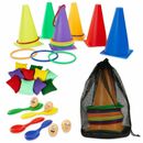 KreativeKraft Sports Day Kit,  Indoor Outdoor Games for Kids Family