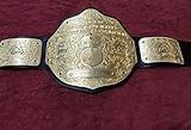 Maxan Big Gold Belt Replica Championship Belt Real Leather Custom Wrestling Belt Thick Plates Large