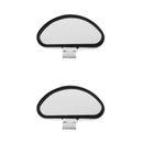  Paquete de 2 semicírculos de espejo lateral para accesorios exteriores automotrices