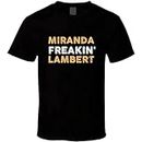 LlXlNG Best of Tees Miranda Lambert Freakin Cool Trending Country Music T Shirt for Men Black XL
