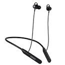 GOVO GOKIXX 621 Bluetooth Neckband, 22 Hours Battery, ENC Technology, Fast Charge, Smart Magnetic Buds, Gaming Mode, 10mm Drivers, Type C Charging, Wireless in Ear Earphone (Platinum Black)