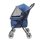 Petique Malibu Pet Stroller (Blue)