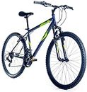 Huffy 26", Stone 21spd Mountain Bike-Telaio Medio Uomo, Blu Denim, 66 cm