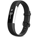 AK for Fitbit Alta/Alta HR Wrist Straps for Women and Men, Adjustable Replacement Sport Wristband for Fitbit Alta/Alta HR (Black, Large)