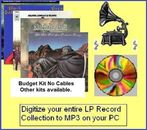 Copy convert LP Vinyl RECORDS & Tapes TO DIGITAL AUDIO MP3 CD PC software