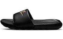 Nike Homme Victori One Men's Slide, Black/Metallic Gold-Black, 48.5 EU