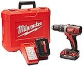 Milwaukee Electric Tool 2607-22CT M18 Hammer Drill Kit, 1/2-Inch
