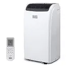 BLACK+DECKER Air Conditioner, 14,000 BTU Air Conditioner Portable for Room and Heater up to 700 Sq. Ft. with Remote Control, White