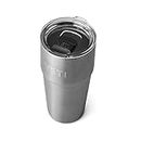 YETI Rambler Stackable Pint, Vacuum Insulated, Stainless Steel with MagSlider Lid, Stainless