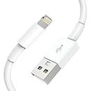 YTGIT Iphone Charger,[Apple Mfi Certified] 2Pack 3.3Ft Usb To Lightning Cable Power Charging Data Sync Transfer Cord Compatible With Iphone 13/12/11 Pro/11/Xs Max/Xr/8/7/6S/6/5S/Se Pad/Air&More,White