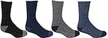 Best Deals Direct UK Lot de 4 paires de chaussettes-chaussons avec semelle antidérapante pour homme Assortiment de couleurs