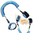 Paifeancodill Anti Lost Wrist Link, 1 Pcs Toddler Safety Leash, Child Walking Harness, Children Outdoor Safety Hook, 2 M Toddler Kids Leash for Supermarket Mall Airport Amusement Park Zoo Travel(Blue)