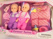 Lovee Dolls Forever Twin Baby Dolls 14" tall