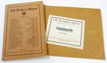 Fine READER’S DIGEST Magazine ~ Nbr. 44 December 1925 in Original Envelope
